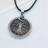 Kettingen Punk Style Fashion Jewelry Noorse Viking Ouroboros Snakes Tree of Life Pendant Necklace