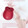 Vibratori Clitoride Stimolazione del clitoride Silicone Negozio del sesso per adulti Sexy Forma di fiore rosa Succhiare Vibrazione giocattolo Vibratore Ventosa per donna Donna 230404