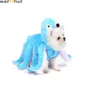 Odzież dla psa Cat Cat Octopus kostiumy Pet Halloween świąteczny Cosplay Sukienka Zabawna kostium mały szczeniaki Siły Ubrania 230314