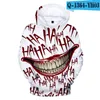 Heren Hoodies Haha Clown 3D Gedrukte sweatshirt Men en vrouwen Hiphop Grappige lente herfst modestraatstijl pullover sweatshirts paren paren