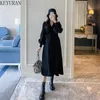 Robes de maternité 2023 automne hiver coréen robe tricotée mode une ligne cordon pull vêtements pour femmes enceintes grossesse