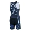 Racing Jackets Wulibike Tron Sleeveless Triathlon Sports Skinsuit Man Lycra Tights Mens Quick-Dry Sportwear Cycling Jersey