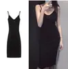 Yeni Kadın Günlük Elbiseler Kolsuz İnce Sling Yaz Bayan İnce Elbise Tasarımcısı Kadın Uzun Tees S-2XL 2023