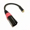 オーディオケーブル、マイクXLR 3pin男性から3.5mm（1/8インチ）の女性TRSジャックオーディオコンバーターアダプターケーブル約0.2m / 1pcs