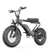 1200W Electric Cruiser 20 Inch Bike DK200 Electric Dirt Bicycle 48V 20Ah Hydraulic Disc Brake E-Bike Fat däck off-road Motorcykel 40miler Långt räckvidd