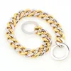 Findings & Components other titanium steel stainless steel gold bit dog pet big and small dog chain pet chain neck ring Other