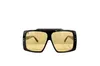 Designer de luxe New Men's and Women's Sunglasses 20% sur la plaque familiale Net Red Stars à la mode Big Square pour les hommes