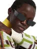 2023 Cat's Eye Brand Sun con occhiali da sole Serie di passerella Designer Women Men Fashion Sun Glaces Brands Design Black Semi-Rimless Tone senza rimorchio Uv400 USCILE STAND SUNDA