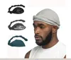 남성용 여성용 비니 해골 모자 Turban HeadWrap Satin Lined HeadScarf HaloTurban Durag Comfy Chemo Hat