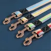 Dog Collars & Leashes Classic Leash Canvas Stripe Walking Training Lead Long Traction Rope Cute Puppy For Small Medium Large Dogs