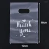 Gift Wrap 100Pcs Mini Thank You Plastic Bags Wedding Candy Shopping Carrier