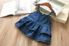 Kleidungssets Frühlingskleidungsset Mode Mädchen Hosenanzug Jeans Denim Kleidungsset für Kinder Hosen Zweiteiliges Set Kinder Sommer Outfits