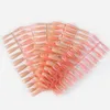 False Nails 240PCS Coffin Nail Tips Nude Long Square Fake Extension Art Ice Transparent Pointed Smooth