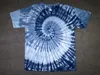 2023 Mens Designer T Shirt Tie Dye Shirt Multicolor Printed T Shirt Fashion Style Kort ärm Löst överdimensionerad t-shirt bomullstyg topp tees för man och kvinna