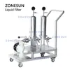 Zonesun parfymfyllningsmaskin vatten vin renare filtreringssystem doft som producerar front end membran pump antistatisk zs-pf2