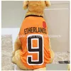 Dog Apparel Large Dogs Vest Basketball Jersey Cool Breathable Pet Cat Clothes Puppy Sportswear Spring Summer Fashion Cotton Shirt La Dhkhd