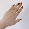 Anelli a grappolo di lusso classici gioielli 925 sterling in argento stretto edizione caleidoscopio anello femminile squisito marchio di lusso