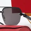 Hochwertige Sonnenbrille für Herren, Vollformat, modisches Design, Sonnenbrille für Damen, CT0329S, Vintage-Popula-Stil, gemischte Farben, UV 400, schützende Outdoor-Brille, mit Etui