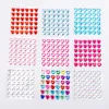 Heart Sparkle Rhinestone Sticker Costume Accessories Crystal Self-Adhesive Gem for Body Makeup Wedding Rave Party Decoration DIY Craft Jewelry