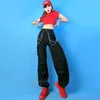 Stage Wear Jazz Dance Costumes Adults Nightclub Singers Dancer Pole Cosplay Rave Clothes DJ Gogo Women Hip Hop DNV12678