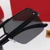 Carti Brille Büffelhorn Sonnenbrille Herren Damen Klassisch Quadrat Freizeit Luxus Rechteckige BrilleMehrfarbige Moderahmen Sonnenbrille Großhandel mit Etui