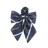 Neckband JK Bow slips randig solid enhetlig krage fjäril Cravat Japanese High School Girls Preppy Chic gratis från att binda en knut