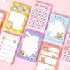 Yisuremia 50 листов Kawaii Memo Pads Note Paper для списка журналов декоративные блокноты