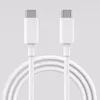 USB-C till USB Type C-kablar PD 3A 60W 1M 3ft snabb laddningstyp-C-kabel för Samsung S20 Huawei MacBook Pro USBC laddningsladd