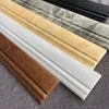 Wall Stickers 2 Meters 3D Self Adhesive Skirting Waterproof Waist Line Wallpaper Home Frame Decoration Border Safety Anti-Collision Strip