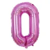 Party Decoration 32Inch 1PC Number Balloons Foil Pink Rose Gold Baby Shower Decorations Wedding Birthday Globos