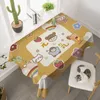 Nappe de dessin animé mignon nappe Ins vent fille dortoir ordinateur bureau enfants tapis imperméable Nappe De