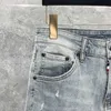 Jeans pour hommes TB THOM hommes Jeans marque de luxe pantalon en Denim taille haute rayé en détresse fugue haute qualité Jeans coréen pour homme