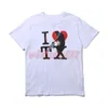 Heren T-shirt Designer T-shirt Streetwear Mannen Vrouwen Grote V Hiphop Korte Mouw Brief Afdrukken Tees Maat S-XL