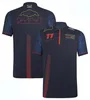 Camisas de pólo de fórmula 1 do verão F1 Racing Racing Formula para homens e mulheres de mangas curtas casuais camisetas de secagem rápida de tamanho rápido