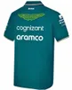 T-shirts masculinas infantis Aston Martin Jersey T-shirt AMF1 2023 Official Mens Fernando Alonso T-Shirt Formula 1 Racing Suit F1 Shirt MOTO Motorcyc Tees 0228H23 S-5XL