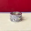 Panthere ring voor vrouw ontwerper voor man diamant Vergulde 18K T0P kwaliteit officiële reproducties exquise geschenk klassieke stijl 016