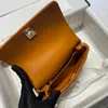 Designer-Handtasche, Abendtasche aus echtem Leder, 19 cm, zarte gefälschte Umhängetasche mit Box YC023