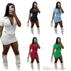 Frauen Zwei Stücke Kleid Set Designer 2023 Neue Sommer Kurzarm Doppel taste Top Rock Sets Sport Anzüge