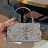 Luxe diamanten doos tas shinny strass schouder crossbody tas avond feest handtassen porties dames kristallen schoudertassen 230315