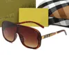 Designer Sunglasses Brand Plaid Sun Glasses Women Men Unisex Traveling Sunglass Black Grey Beach Adumbral With box