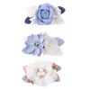 Haaraccessoires 3 stcs Fashion Flower Girl Leuke haarspeld roze simulatie Hoofd Princess Wild Fresh Natural Clip Kids Hoofdkleding