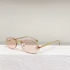 15 % RABATT auf Sonnenbrillen. Neue hochwertige Cat-Eye-Sonnenbrille FE40046 der F-Familie mit ovalem, rahmenlosem Star-Motiv