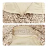 Jupes élégantes dames Sequin Mini jupe hanche bas femmes soirée tenue de soirée étincelle extensible moulante taille haute crayon court