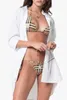 Bikinis feminino 23SS Swimsuits Stae Beach Bathing Two Piece Conjunto de Biquíni Wind Swimwears Feminino Classical Swimwear