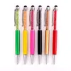 1pcs Crystal Ballpoint Pen Multifunction Touch Gel Ink Roller Ball Stationery Ball-Point 0.5mm Drop