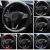 New Car Steering Wheel Cover Carbon Fiber Without Inner Ring Elastic Anti-Slip PU Leather For A6 (4B2 C5) For Diavel For softail