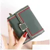 Coin Purses Leather Wallet Womens Short Mti Card Slot Money Bag Integrated Folding 2021 Fashion Cowe Drop Delivery Bags Lage Accesso Dhhx2