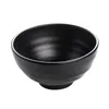 Bowls Melamine Noodle Bowl Black Imitation Porcelain Soup Sauce Relish Rice Spices Seasoning Dish Pot Tableware