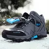 أحذية السلامة للرجال شتاء أحذية الثلج الرياضية المقاومة للماء الرياضة سوبر دافئ الرجال الأحذية في الهواء الطلق.