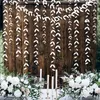 Decorazione per feste Decorazioni di nozze bianche Ghirlanda di foglie di carta Stelle filanti per addio al nubilato Anniversario di fidanzamento Addio al nubilato